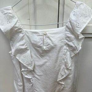 Girls Eyelet tank